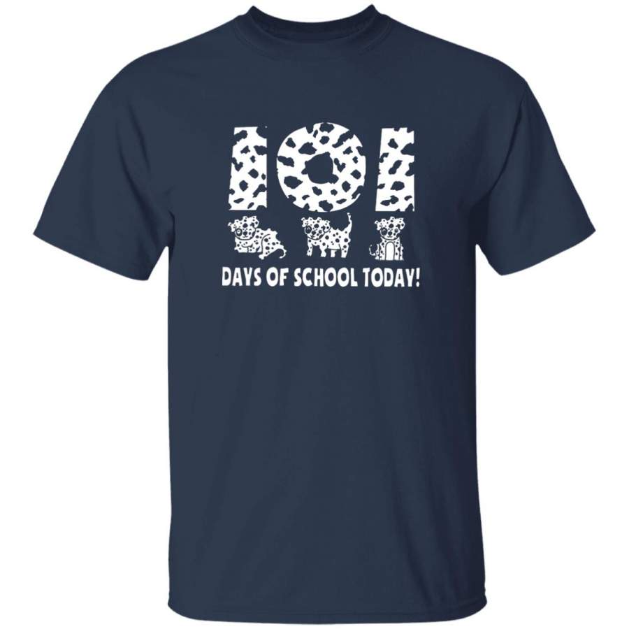 101 dogs days of school today shirt black custom plus size