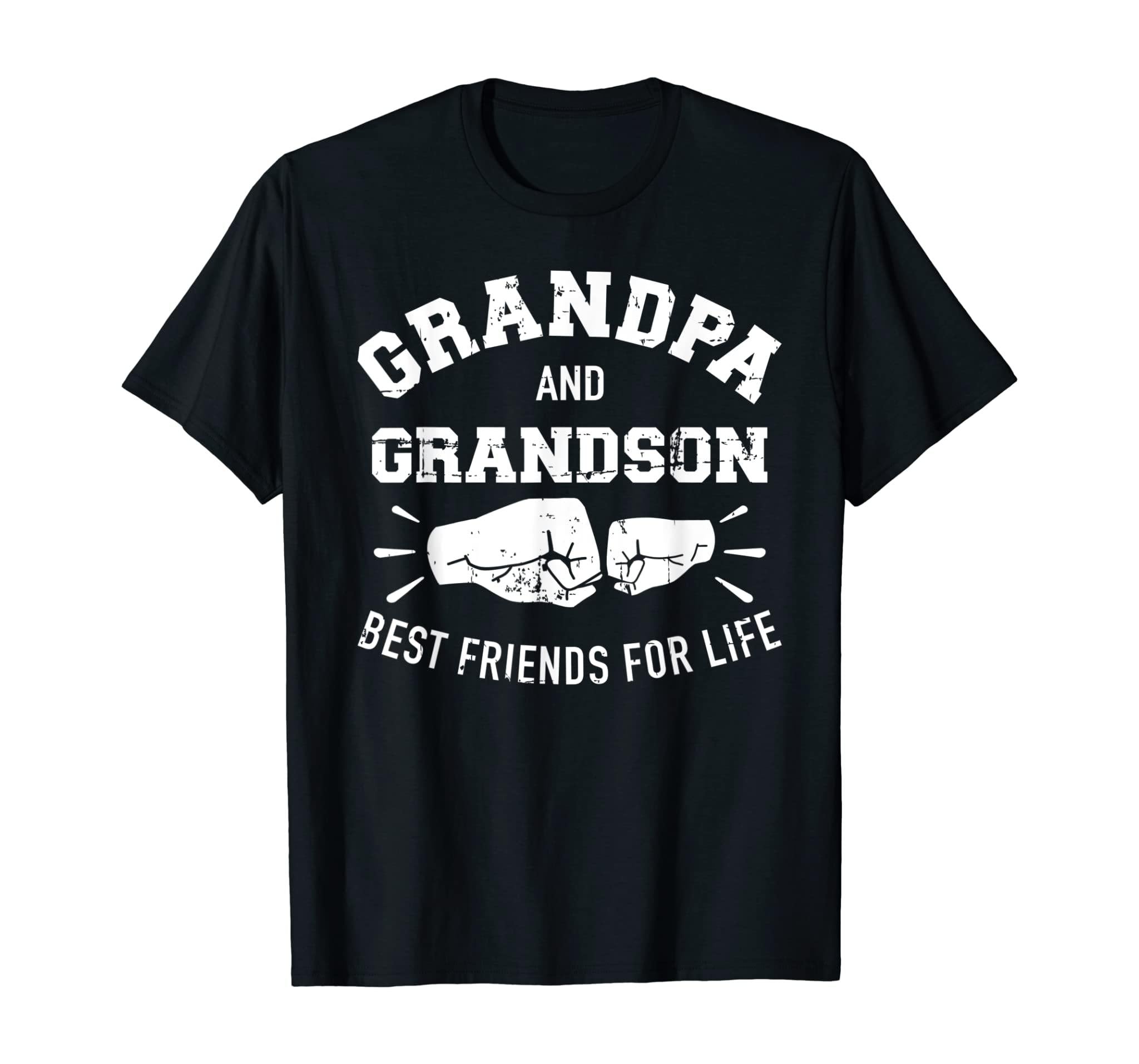 Grandpa And Grandson Friends For Life T-Shirt