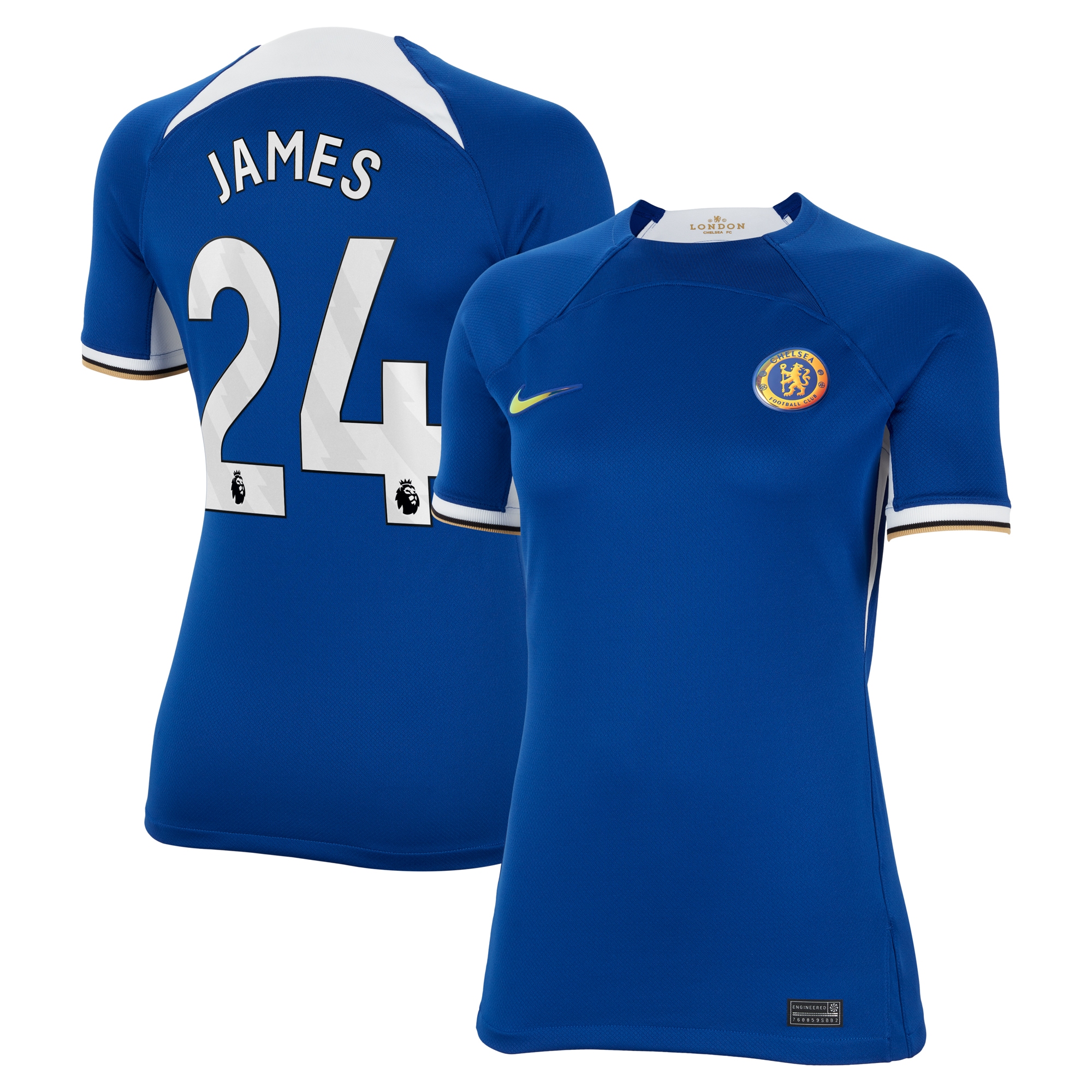 Reece James Chelsea Women's 2023/24 Home Stadium Replica Jersey – Blue