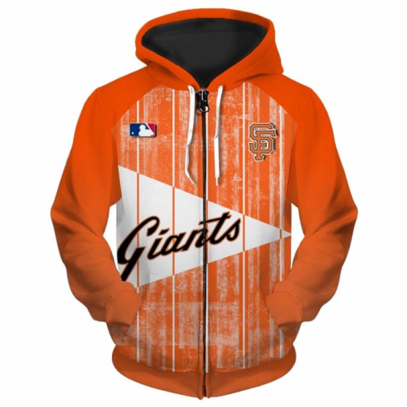 Men / Women San Francisco Giants 3D Zipper Hoodie, San Francisco Giants All Over Print Apparel