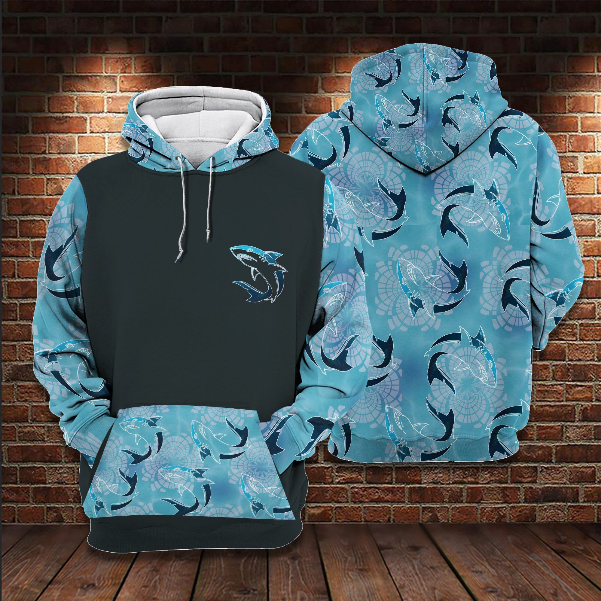 Sharks In Ocean For Shark Lovers 3D All Over / VMHPVL02202021