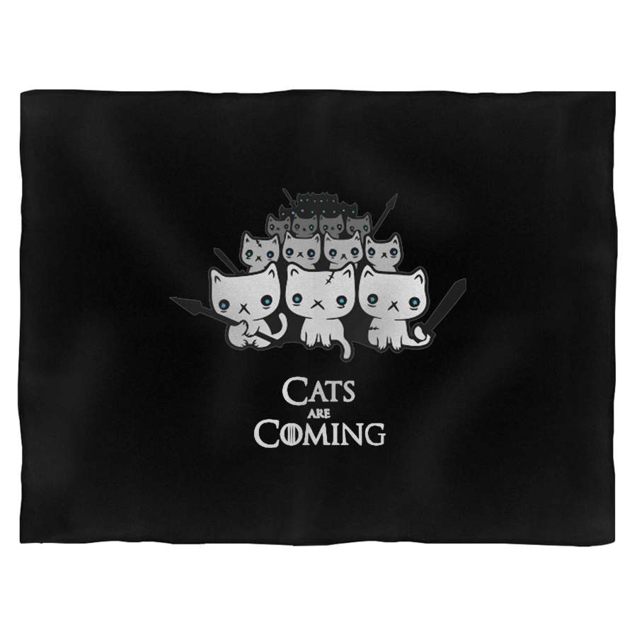 Cats Are Coming Cat And Got Game Of Thrones Blanket