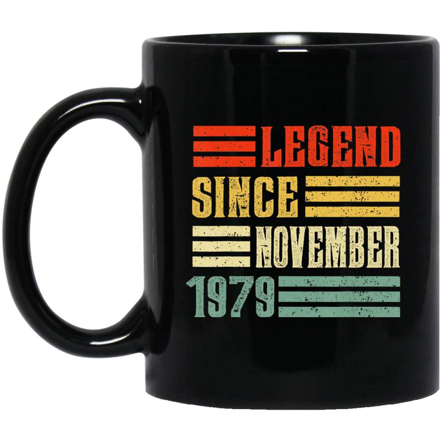 Vintage Legend Since November 1979 40th Birthday Gift Coffee Mug