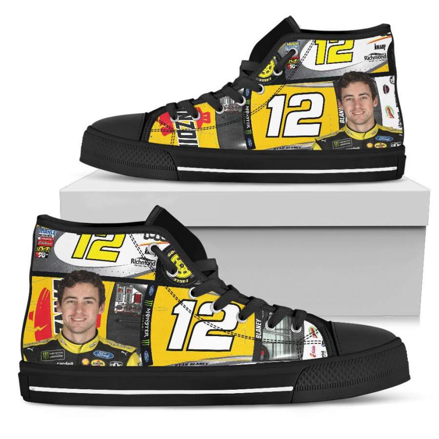 Ryan Blaney Nascar High Top Shoes