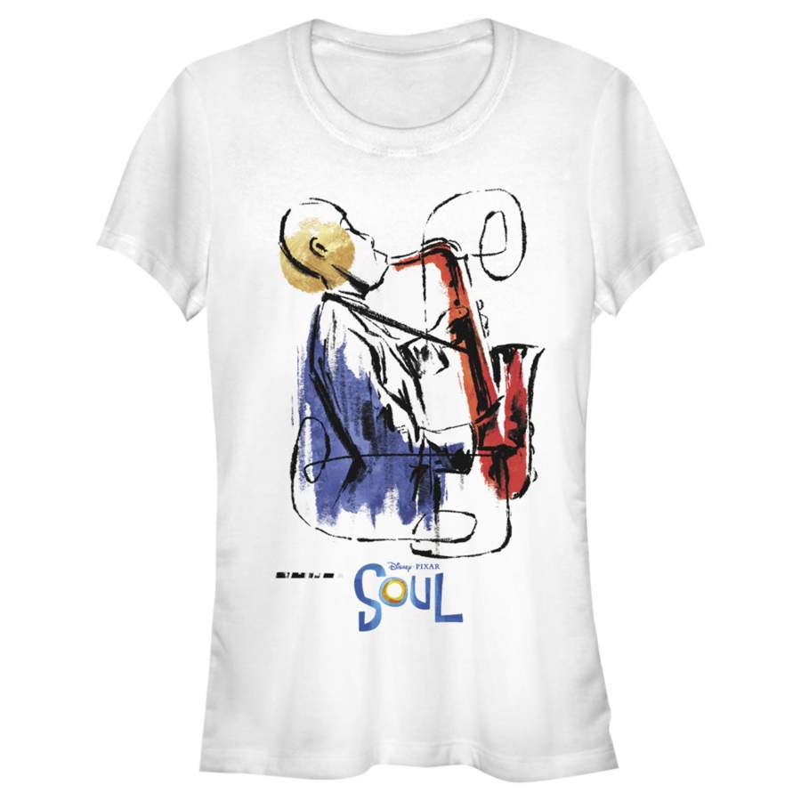 Soul Junior’s Watercolor Saxophonist  T Shirt