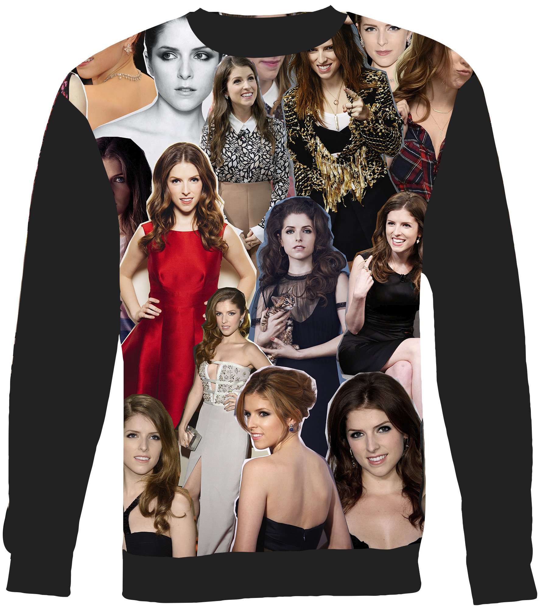 Anna Kendrick Photo Collage Sweatshirt