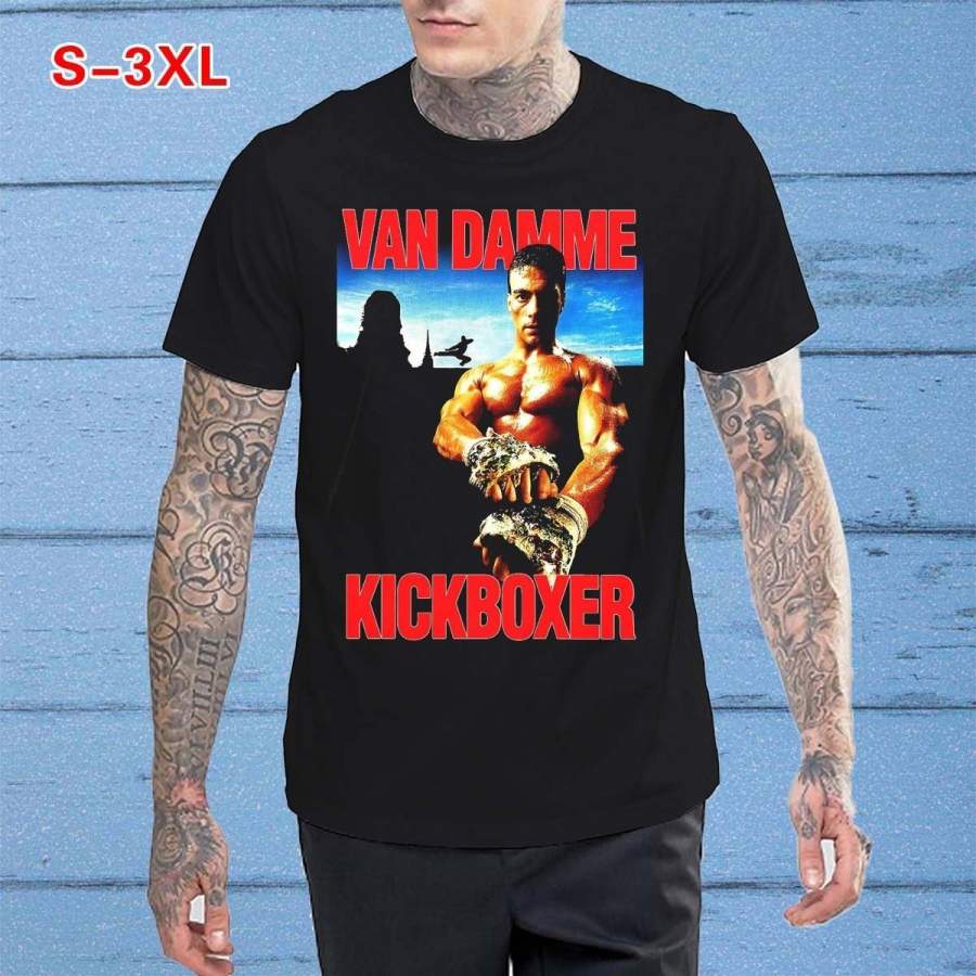 KICKBOXER Movie poster ver. 2 Jean-Claude Van Damme Men’s T-Shirt