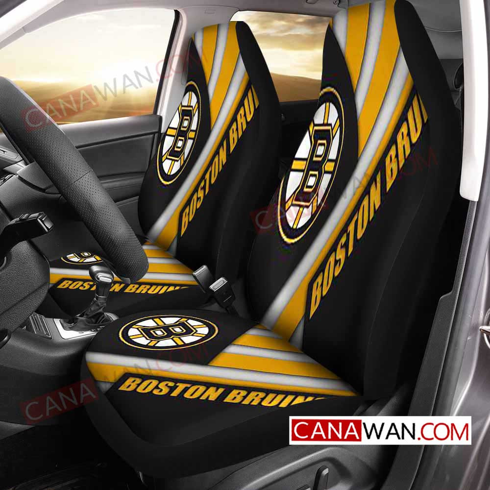 Boston Bruins Style470 3D Customized Personalized Car Seat Cover