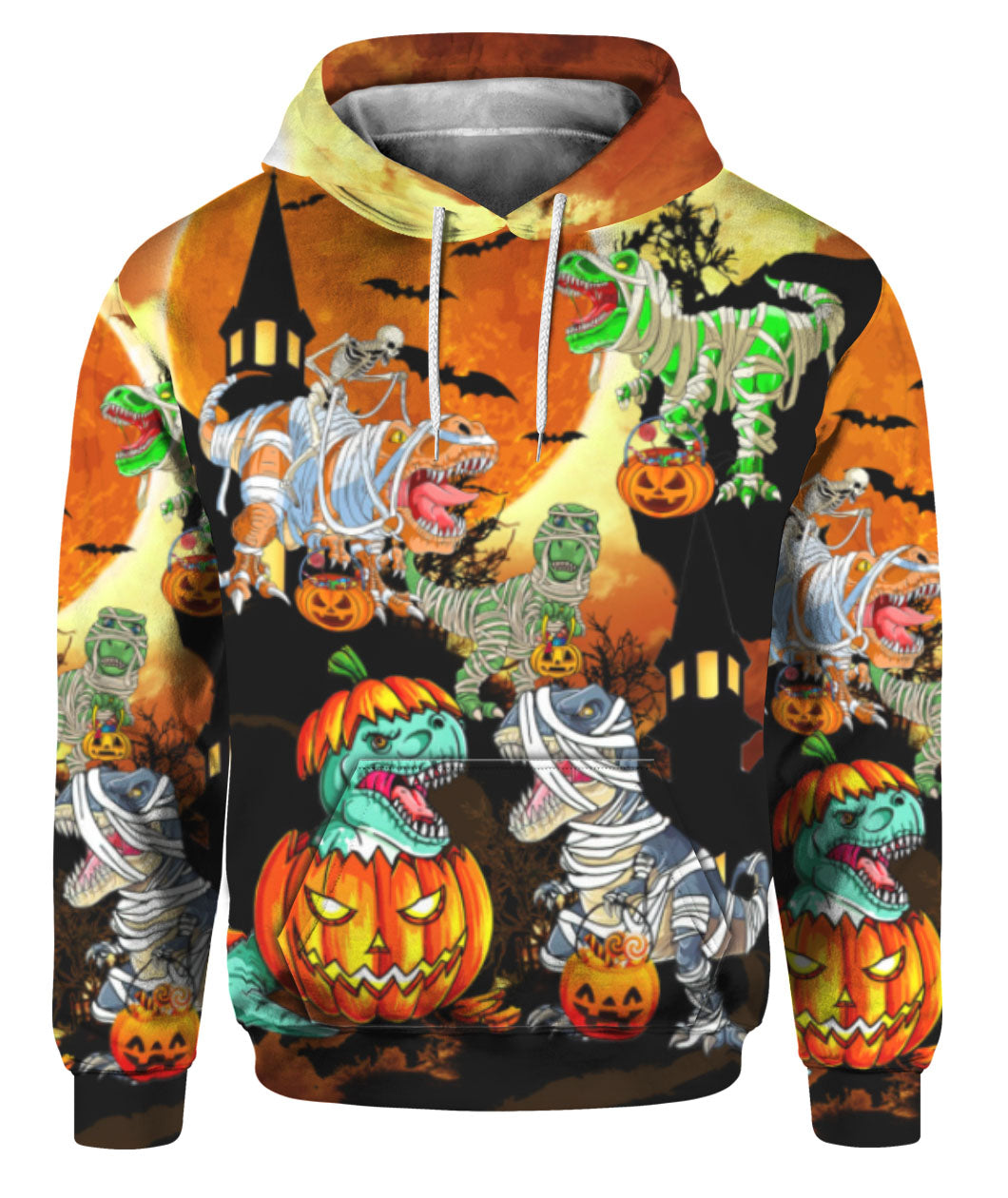 Oragontee T Rex Dinosaur Happy Halloween 3D All Over Print | For Men & Women | Adult | Hp1311
