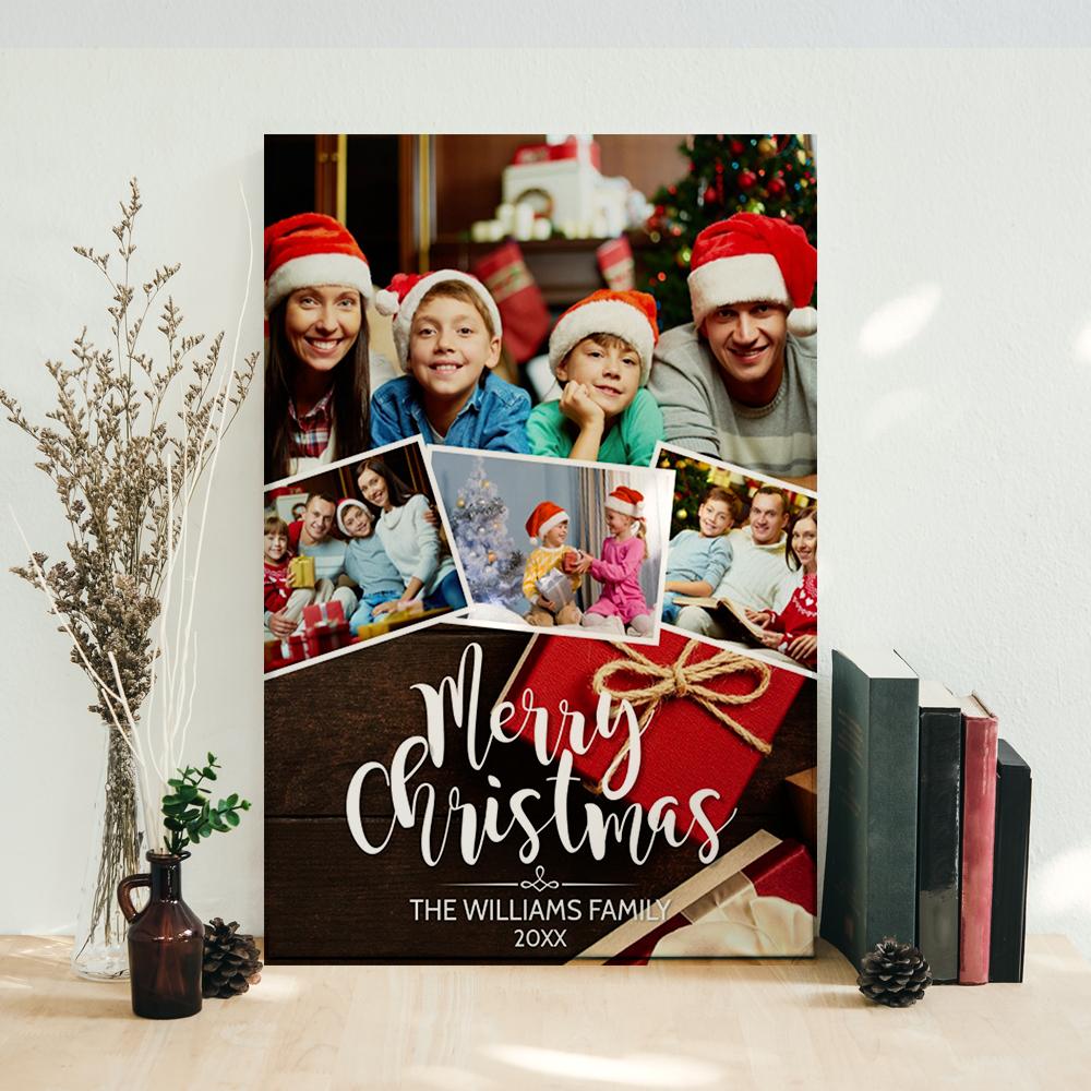 ViticStore™ Personalize Picture Canvas, Keep The Memories – Christmas canvas for decor, family gift, home decor, christmas gift