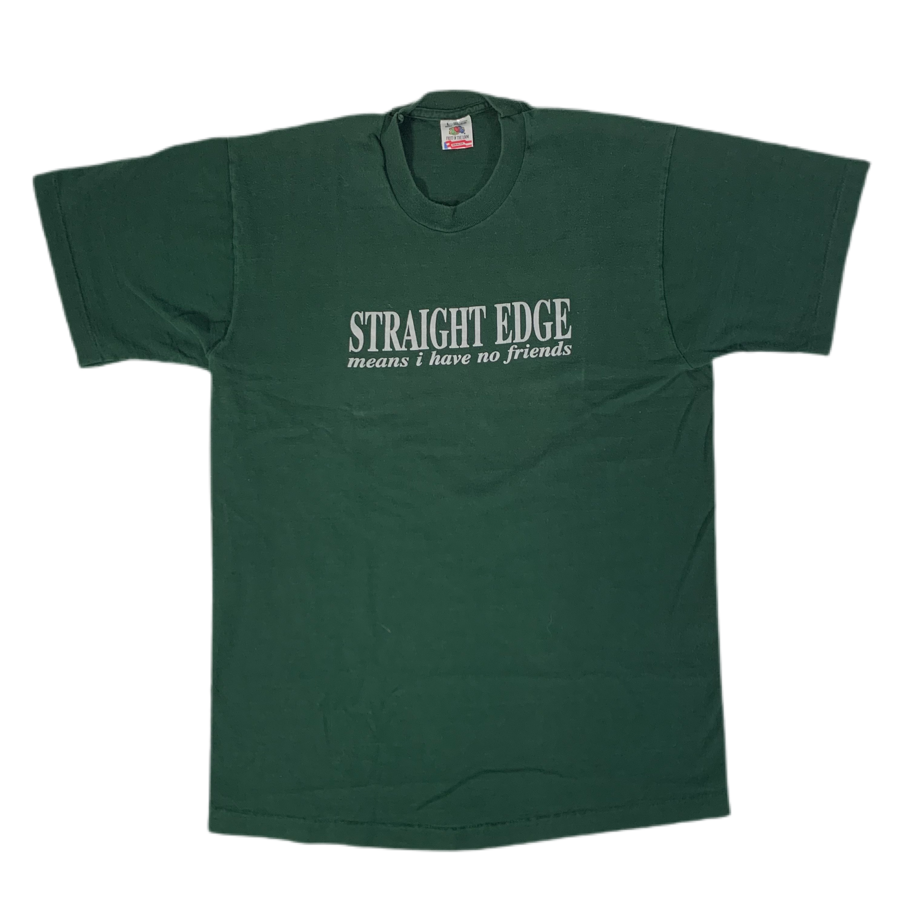 Vintage The Andrew Thomas Company “Straight Edge Means I Have No Friends” T-Shirt