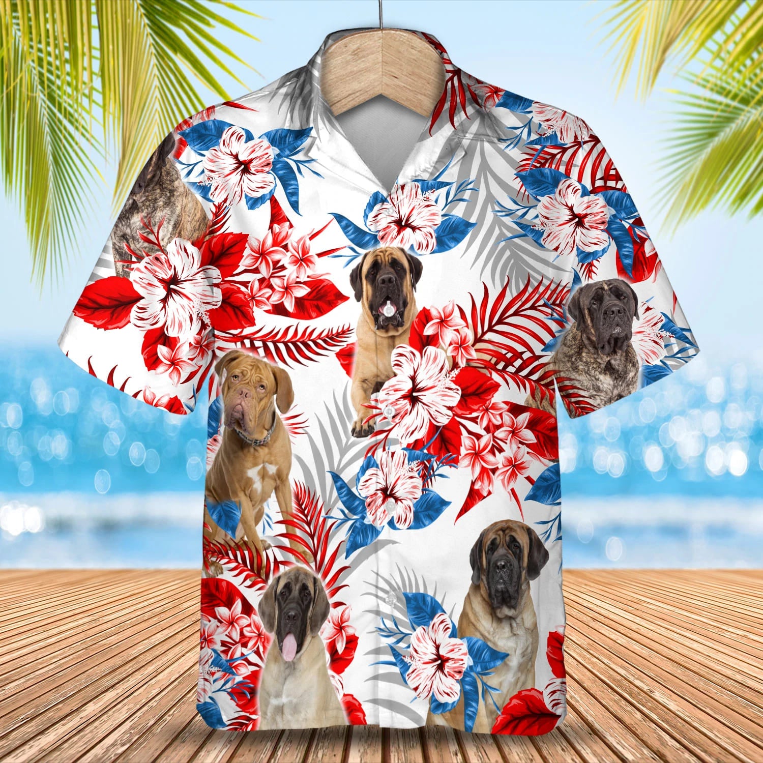 English Mastiff Hawaii Summer Aloha Men Hawaii Gift For Ha6420