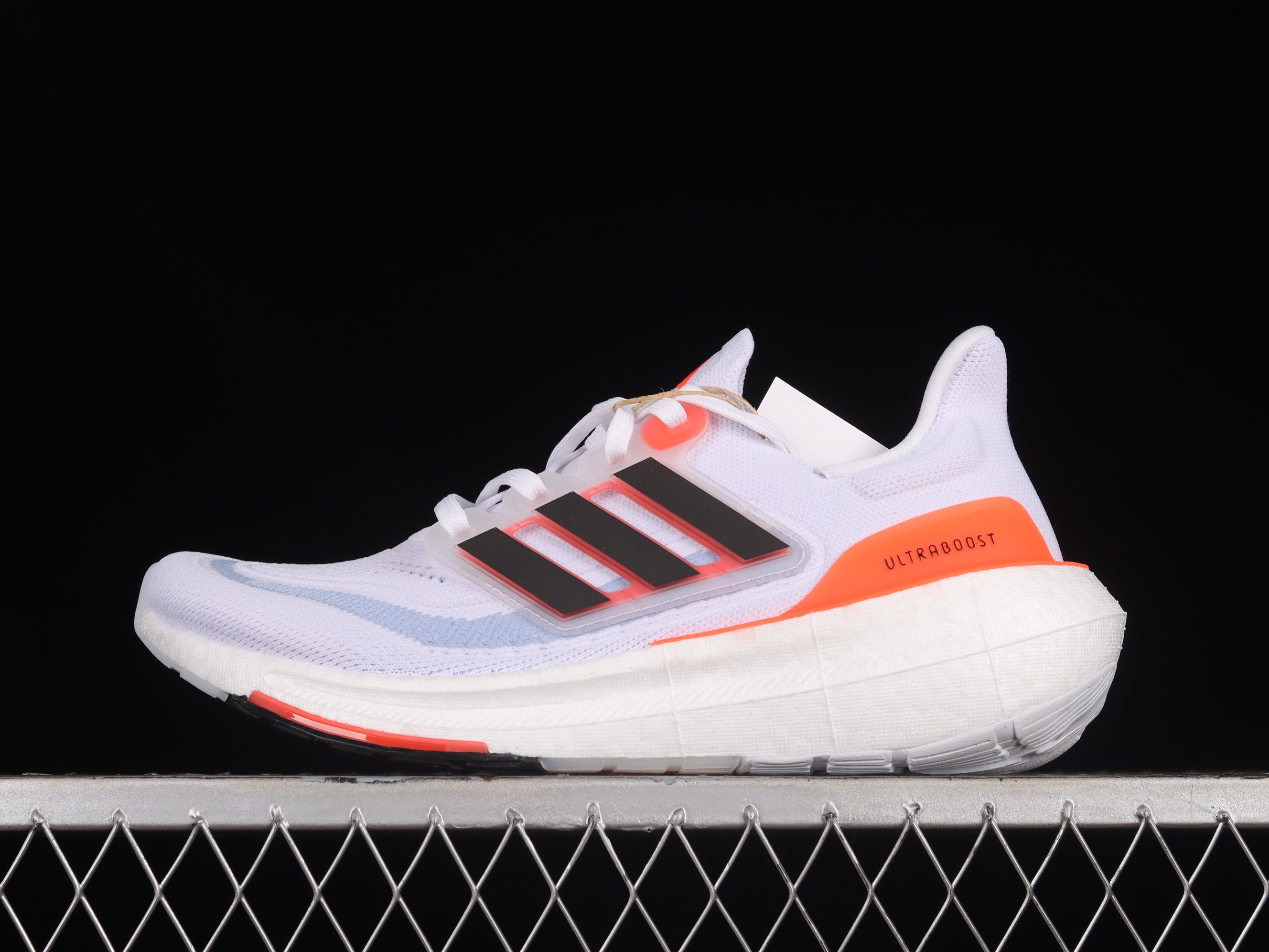 adidas Ultraboost Light Cloud WhiteCore BlackSolar Red Shoes Sneakers SNK727643695