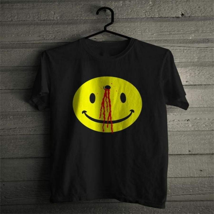 Best Vintage Smiley Face Bullethole Tee Shirt Lone Inspiration