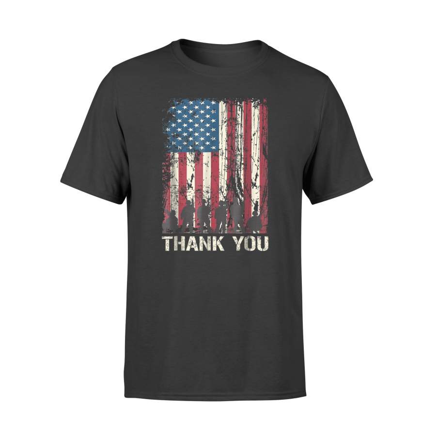 4th Of July American Flag Independence Day Veteran T-Shirt