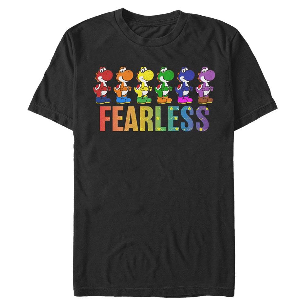 Yoshi Fearless – Super Mario Bros. Black Tee