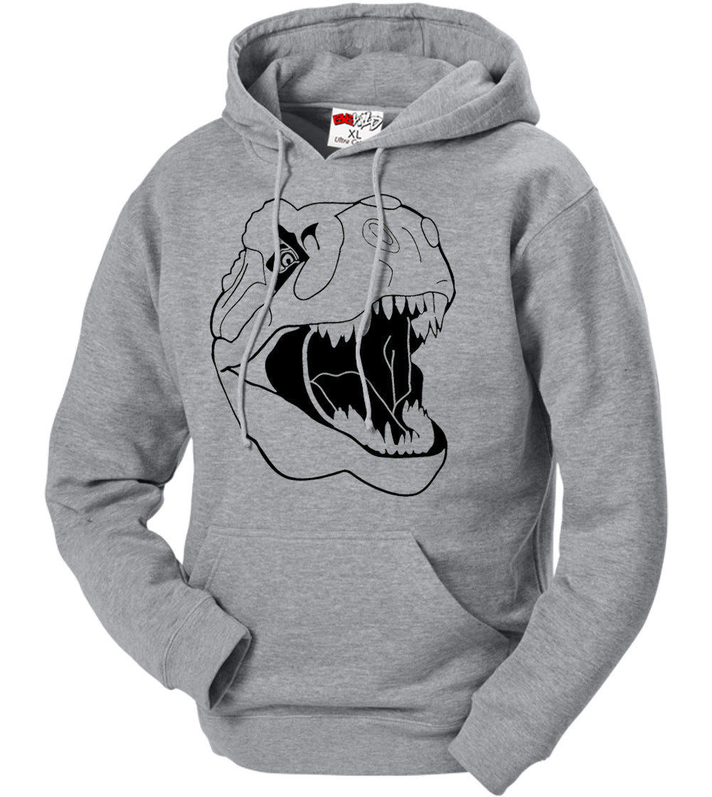 T-Rex Head Adult Hoodie