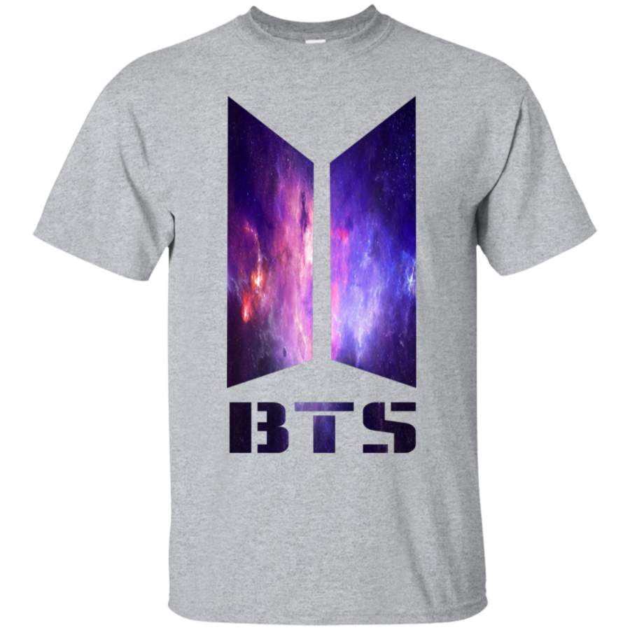 AGR bts galaxy logo Mens Cotton T-Shirt