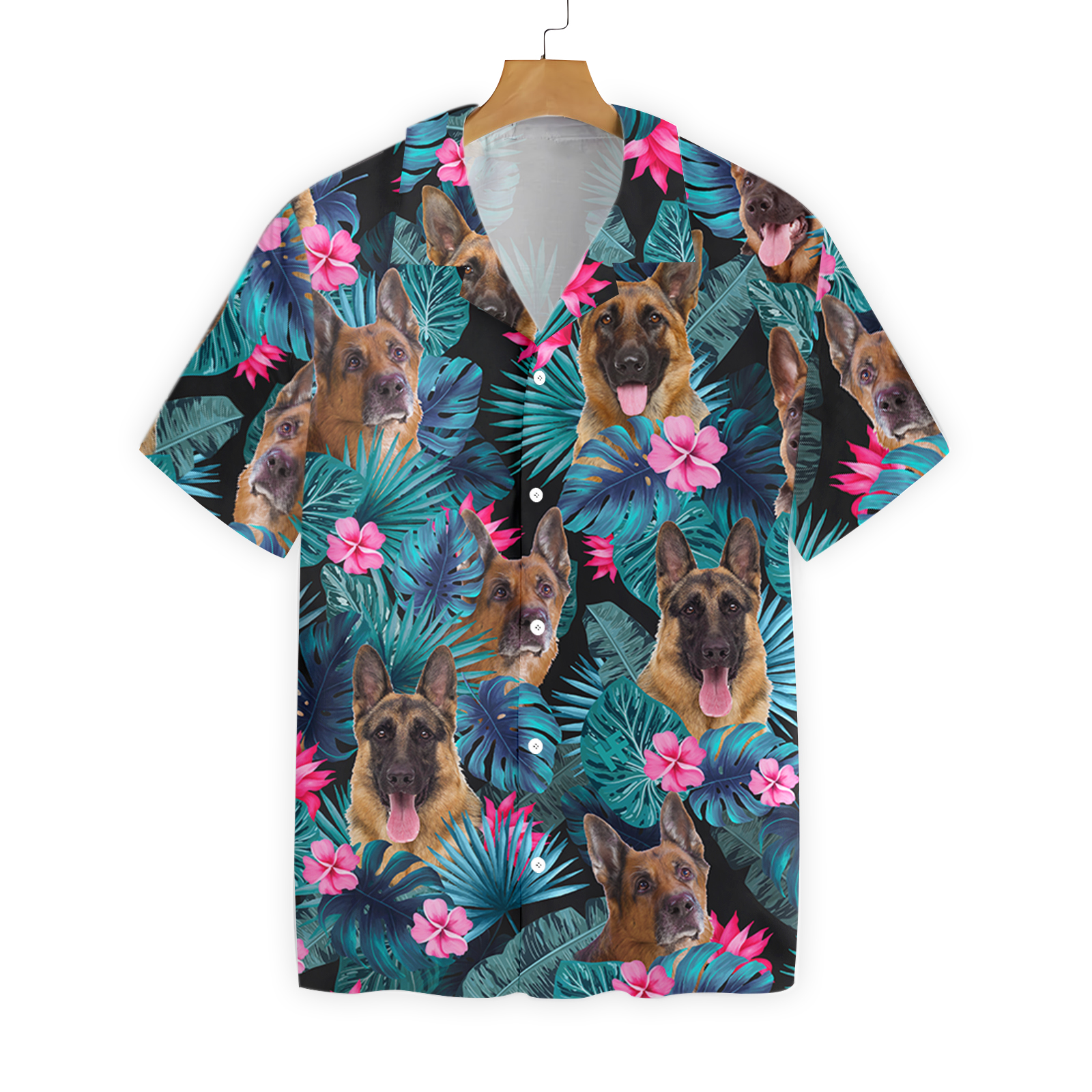 Tropical German Shepherd 0207 Hawaii Shirt Ha103019