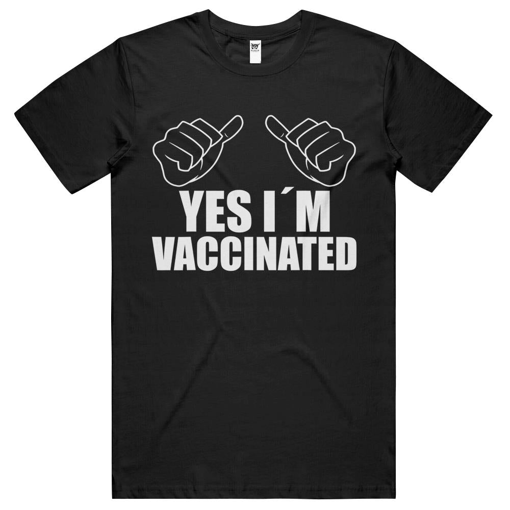 Yes Iam Vaccinated Vaccine 2021 Gift Vaccination T Shirts