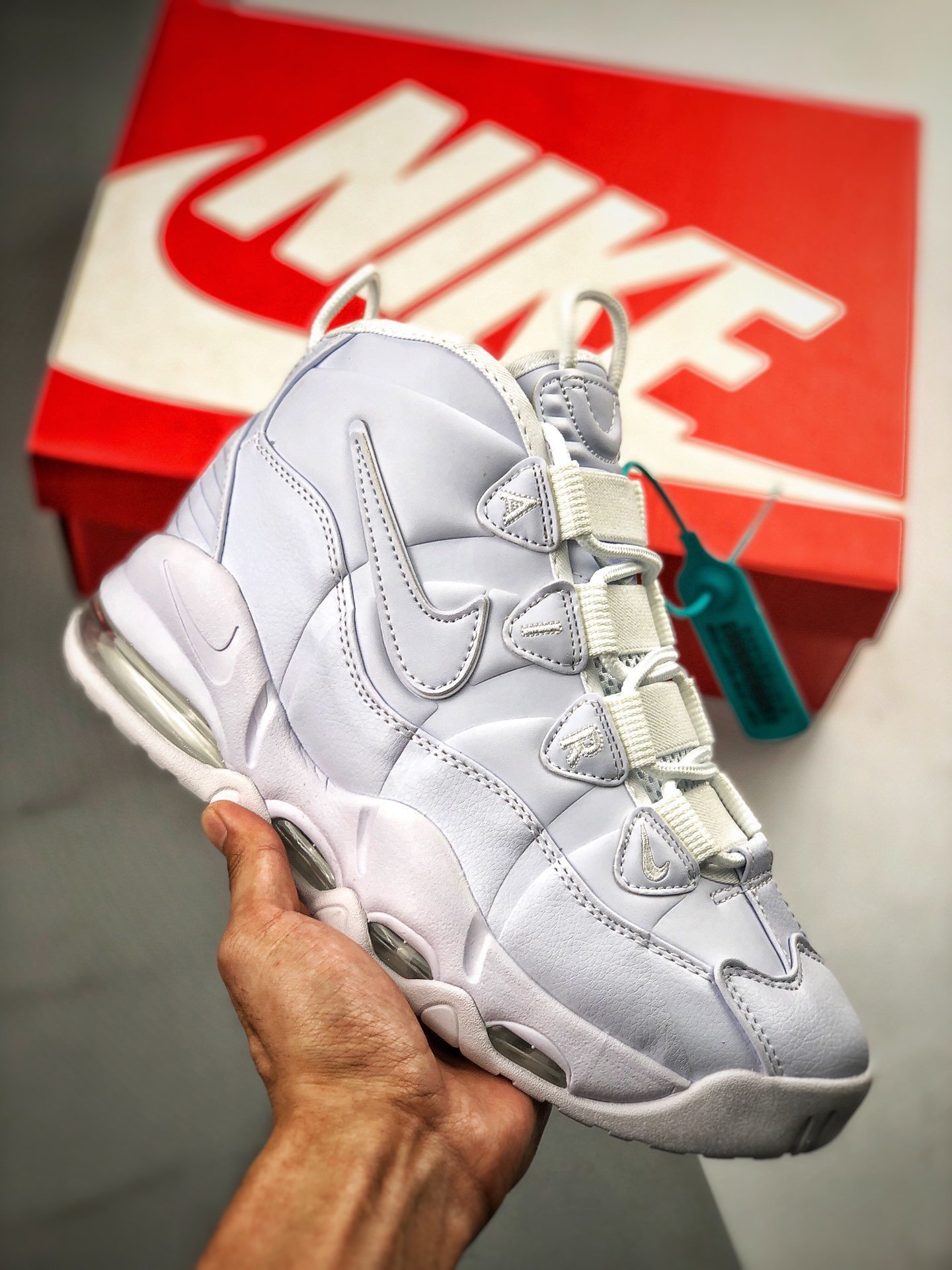 Nike Air Max Uptempo 95 Triple White 5338658