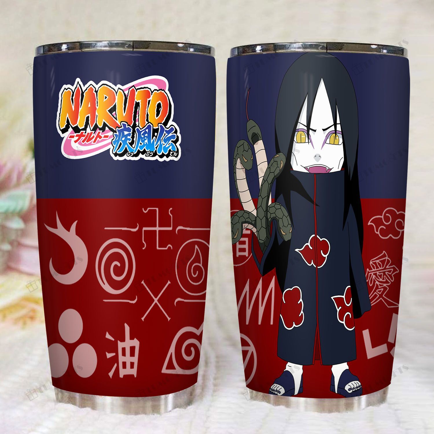 Naruto Orochimaru Anime, Manga Series Characters 20Oz Stainless Steel Tumbler