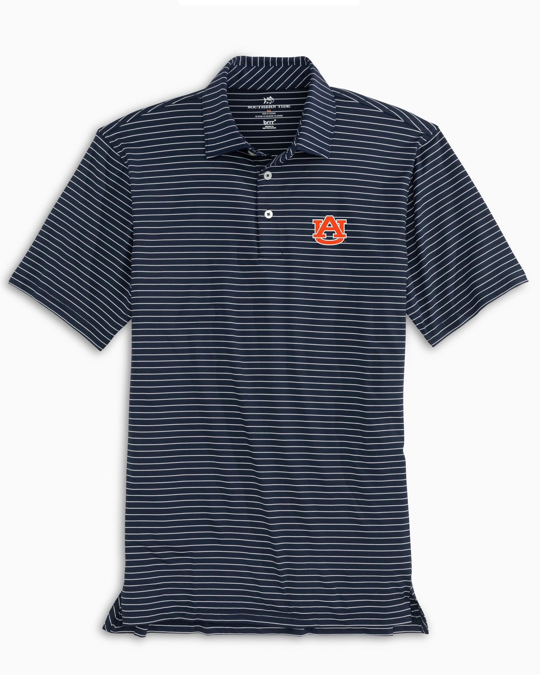 Auburn Tigers brrr® Striped Polo Shirt