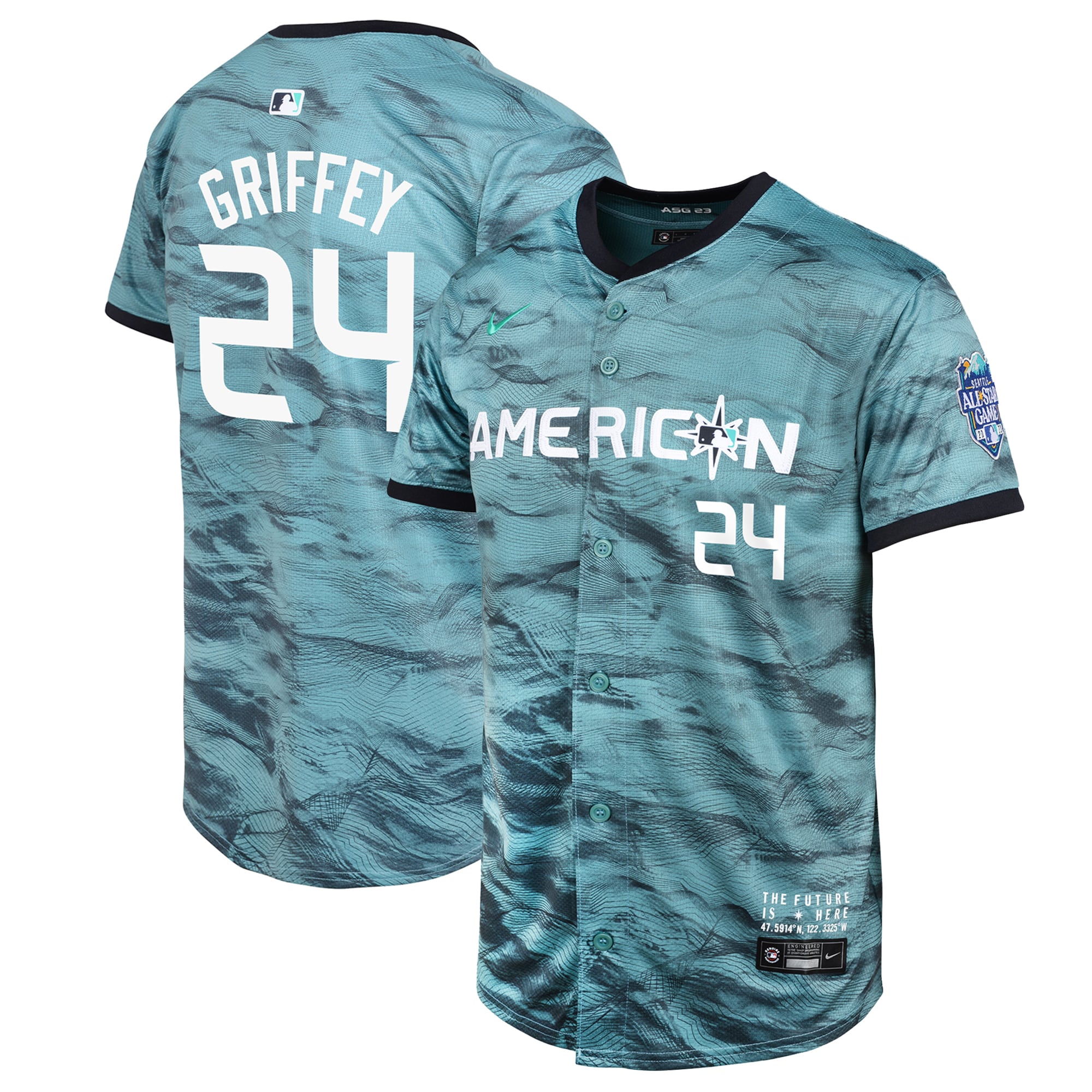 Youth American League Ken Griffey Jr. Teal 2023 MLB All-Star Game Limited Player Jersey