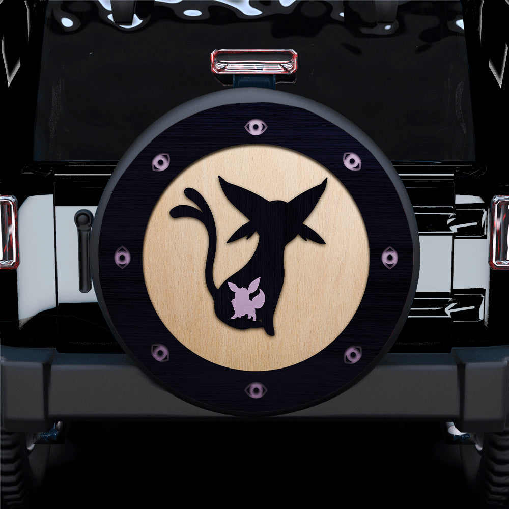 Espeon Pokemon Eevee Evolution Jeep Car Spare Tire Covers Gift For Campers