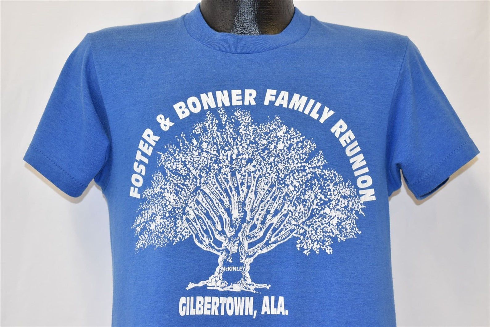 80S Foster Bonner Family Reunion Tree Gilbertown Alabama T-Shirt