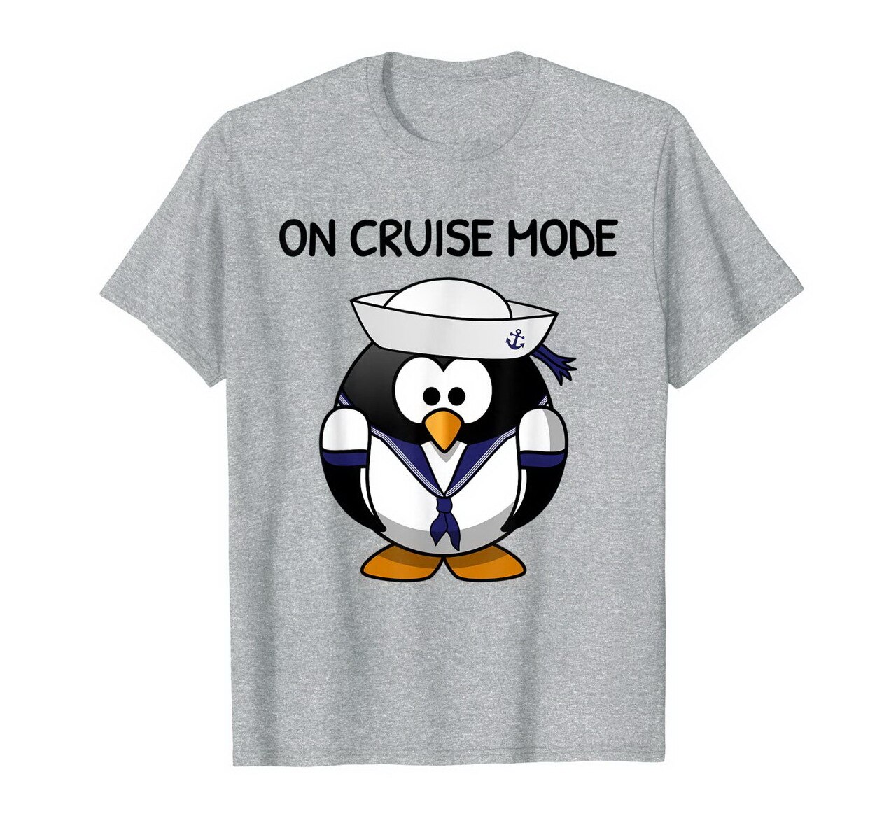 On Cruise Mode Cute Vacation Penguin  T-Shirt New