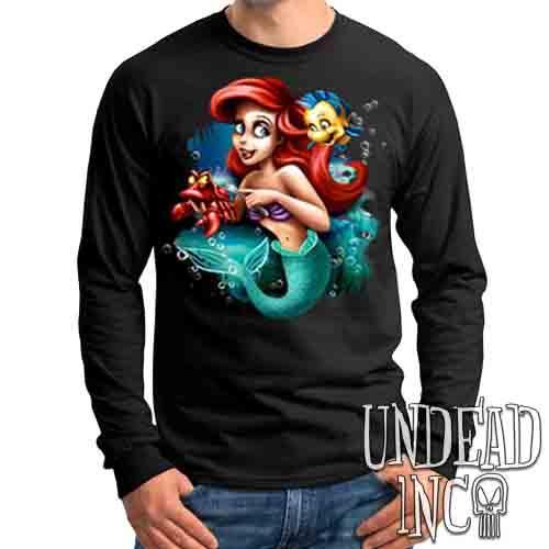 Ariel Sebastian Dinglehopper Brushing – Mens Long Sleeve Tee