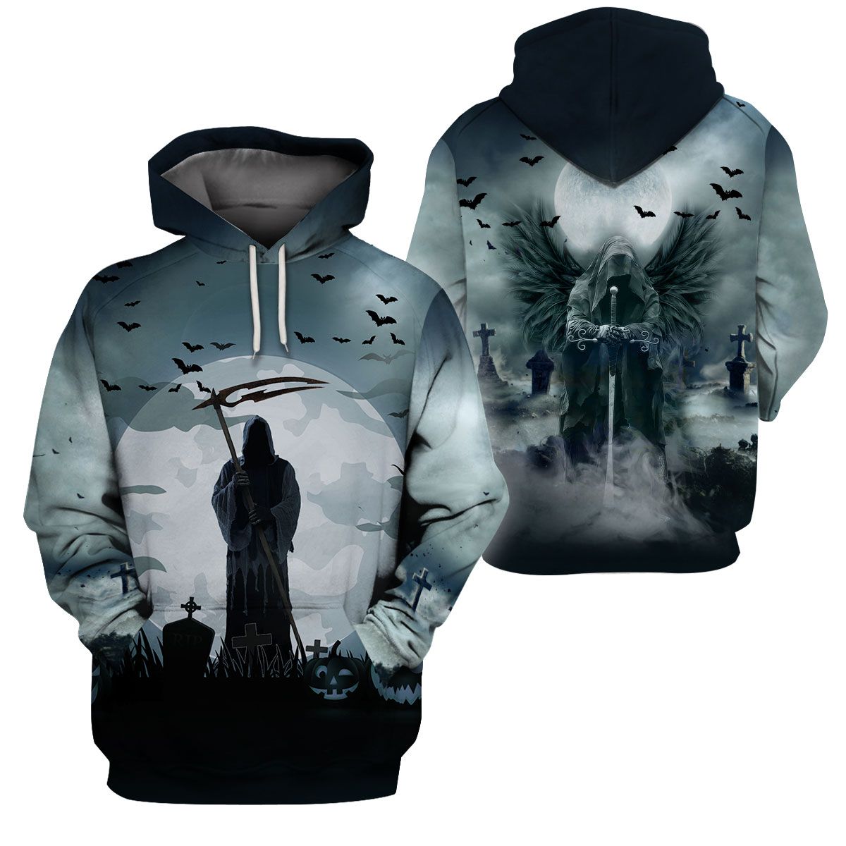 3D All-Over Printed Apparels ‘Halloween Reaper’ (Hc-Hg100)