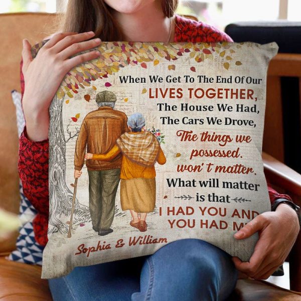 Family Old Couple Letter When We Get Gift For Couples Personalized Pillow Qa