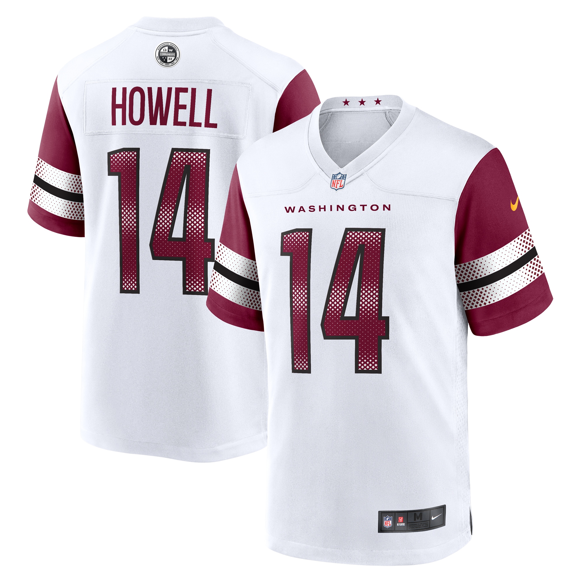 Sam Howell Washington Commanders Team Game Jersey – White