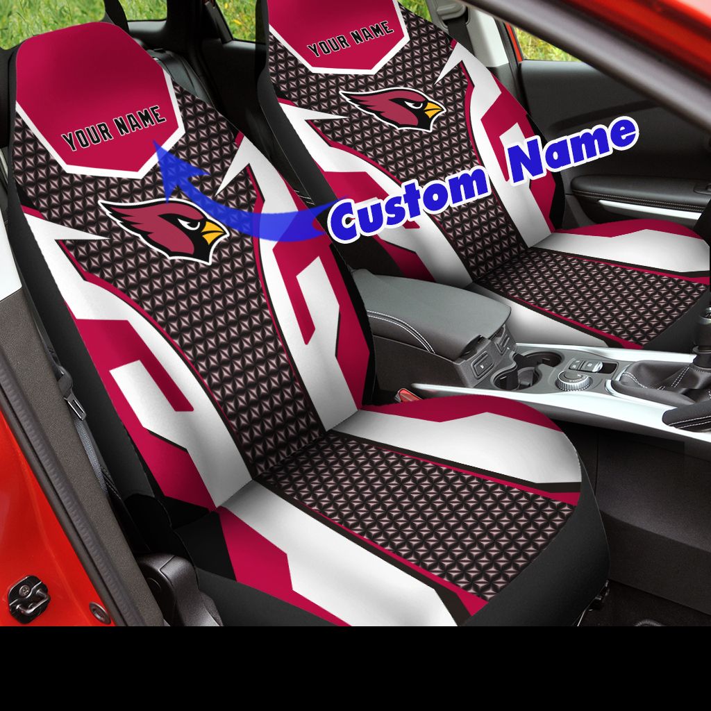 A-Cardinals Custom Car Seat Covers (Set Of 2) – V1