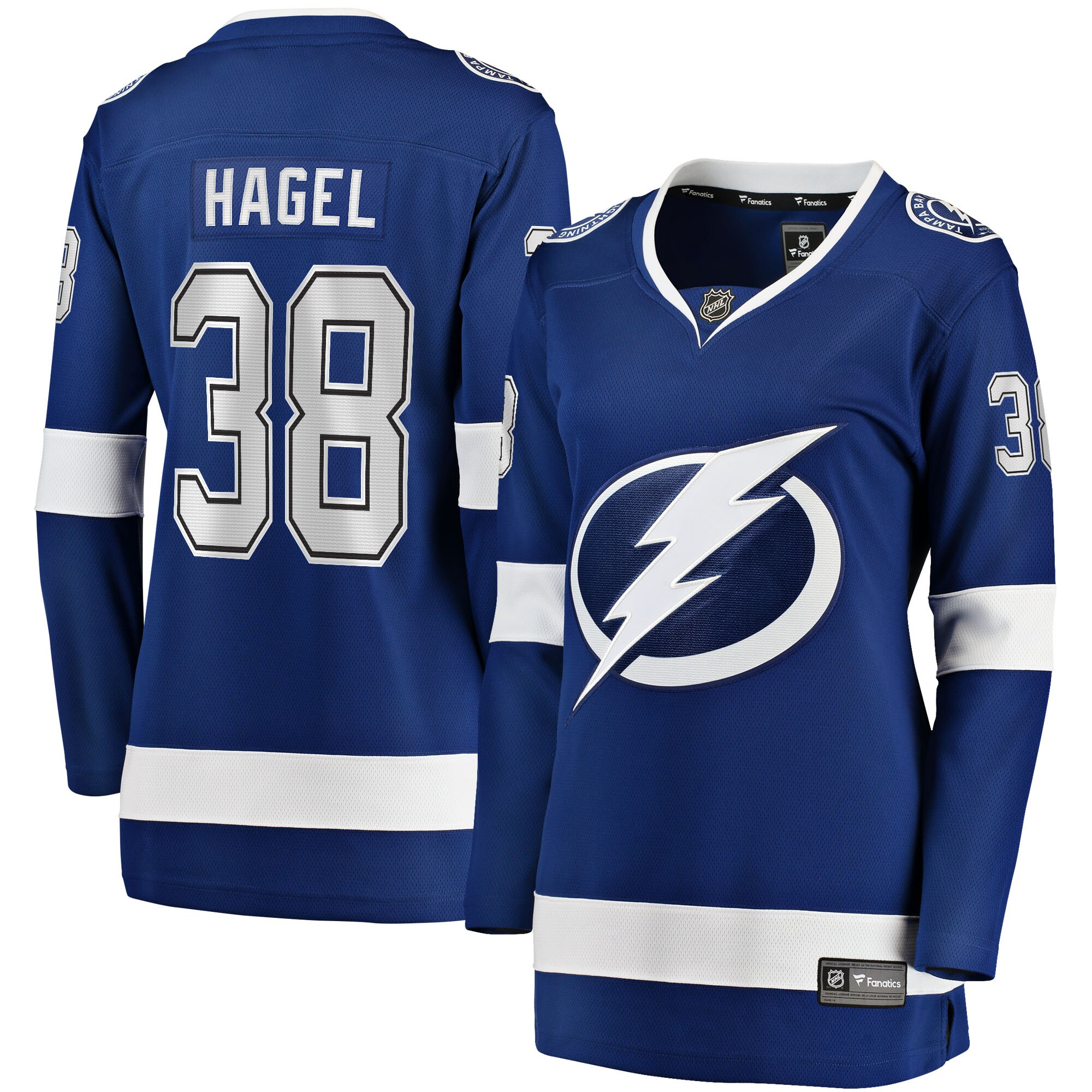 Brandon Hagel Tampa Bay Lightning Branded Women's Home Breakaway Player Jersey – Blue