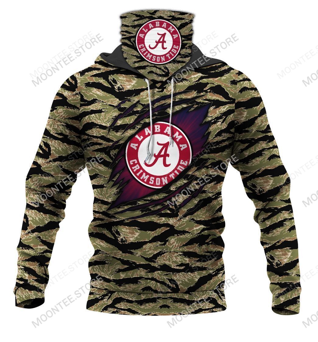 001Alabama005 | Tiger Camouflage | CUSTOMIZE YOUR NAME & NUMBER | HOT SALE 3D PRINTED