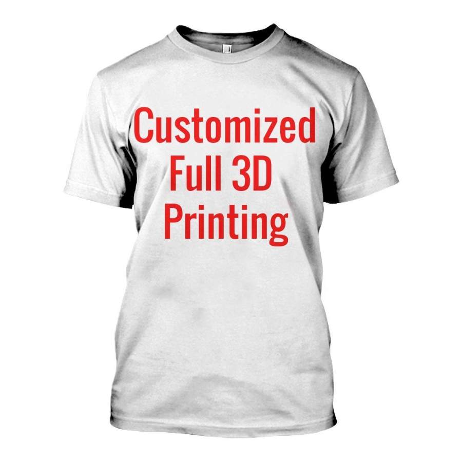 3D All Over Printed Customized Design T-shirt Sweatshirt Hoodie