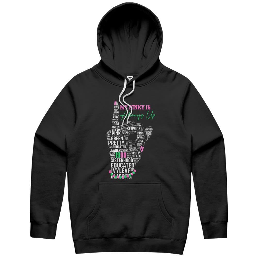 A Serious Matter Aka African American Afro Women Pearls Hoodie