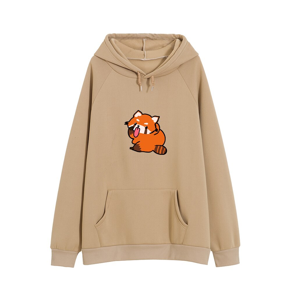 Silly Mooncake The Red Panda Comfy Loose Hoodie