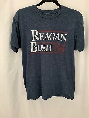 Rowdy Gentleman Reagan Bush 84 Usa Blue shirt