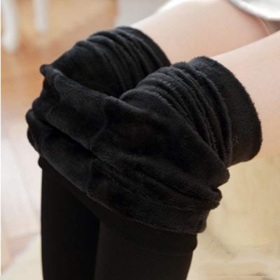 Winter Warm Leggings Women Casual Pencil Pant Black Red Blue Long Trousers Female Plus Size Femme Pantalon Femme Pantalon