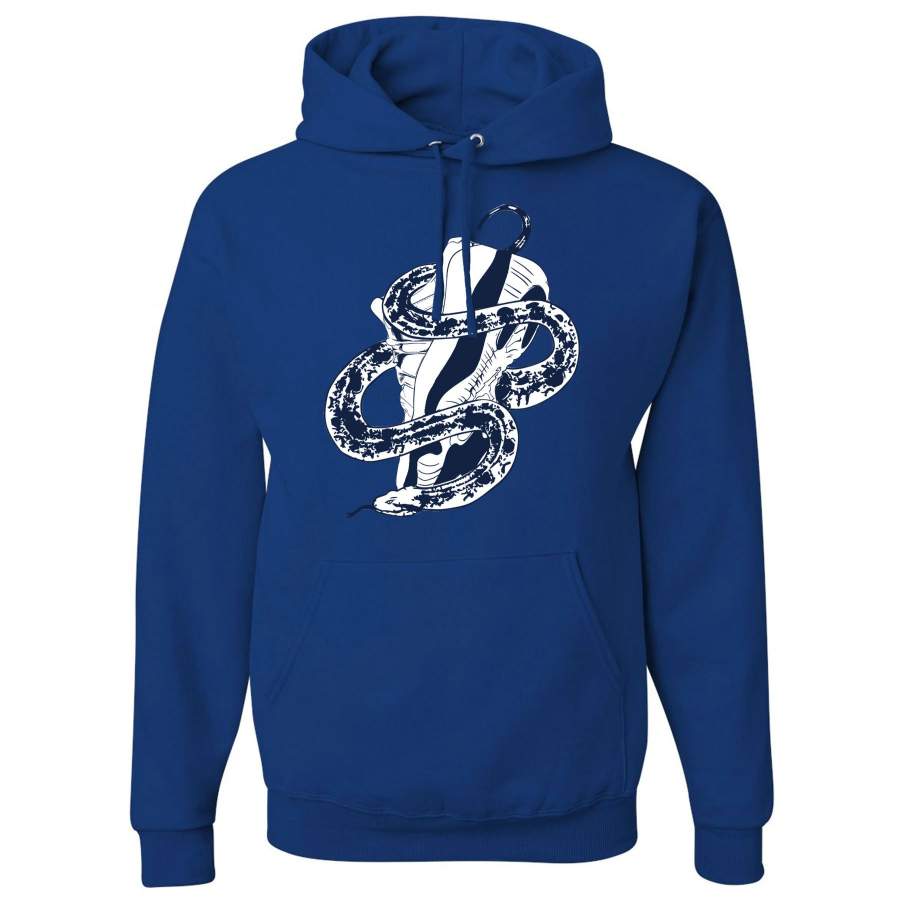 Jordan 11 Low Blue Snakeskin Snake Around Shoes Royal Blue Hoodie