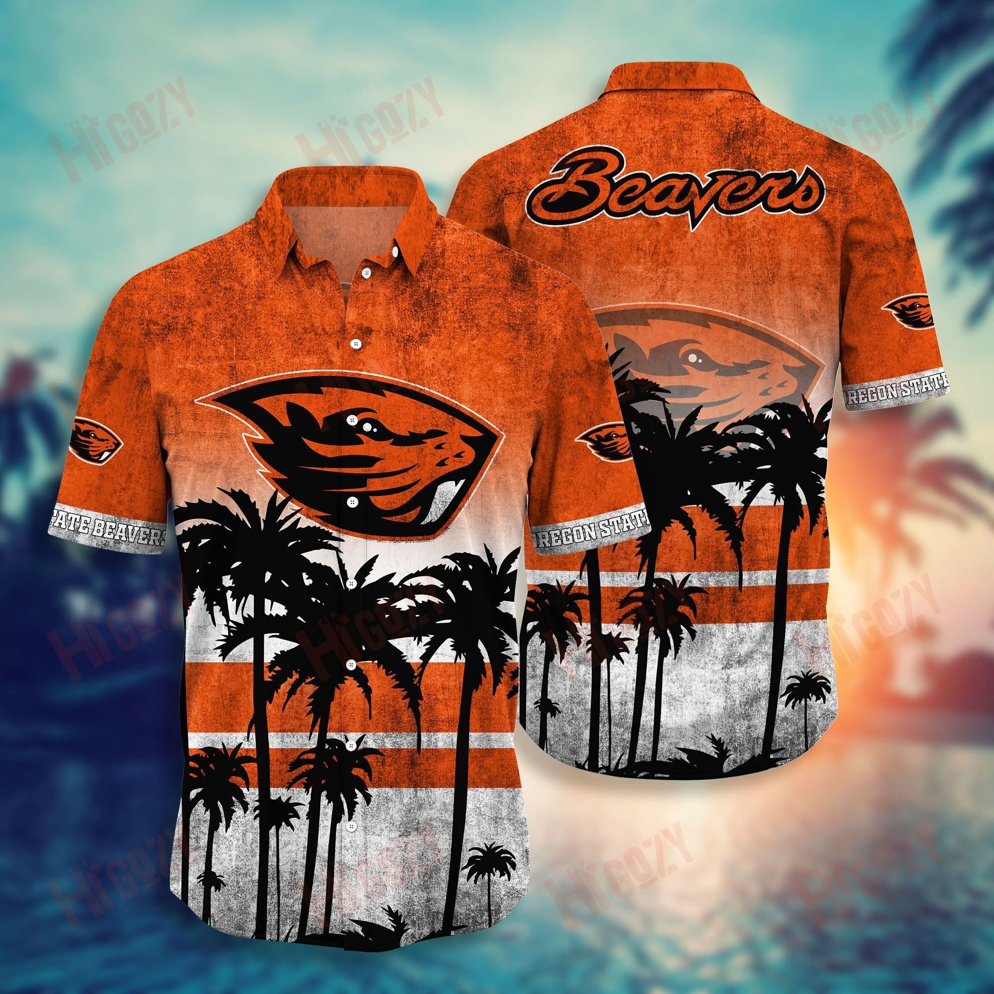 Oregon State Beavers Hawaiian Shirt Short Style Hot Trending Summer Ha61829