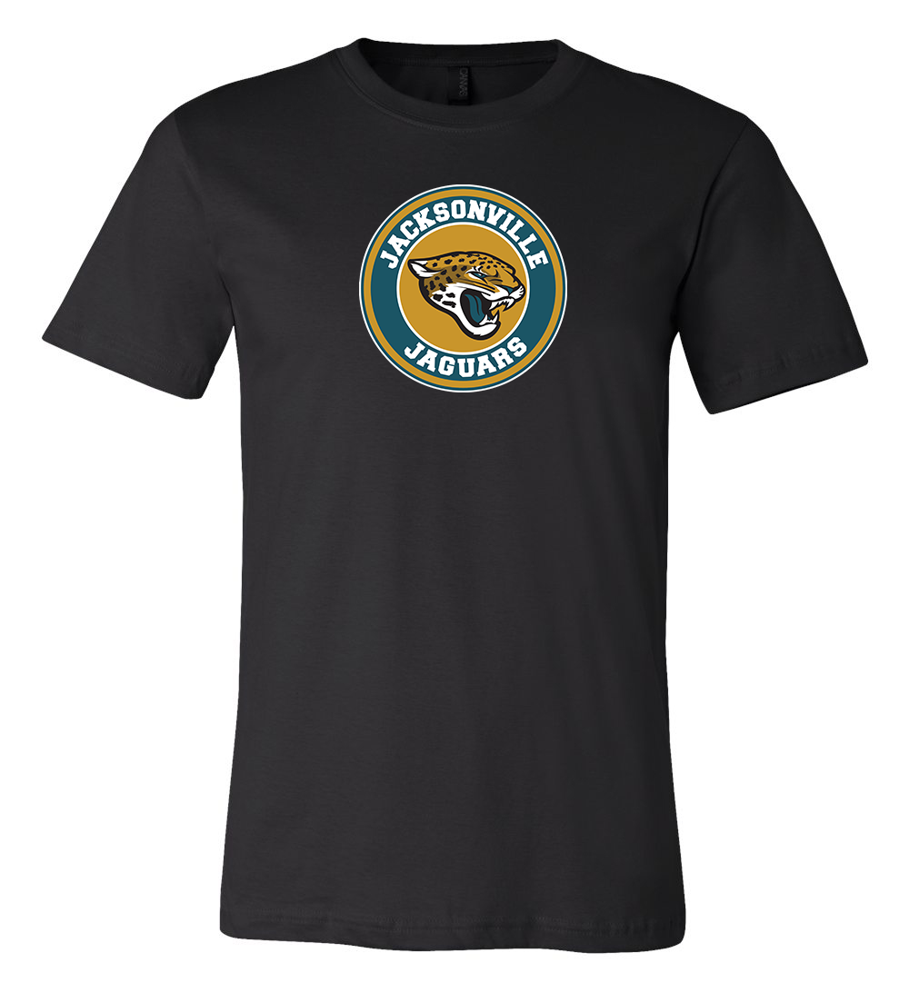 Jacksonville Jaguars Circle Logo Team Shirt 6 Sizes S-3Xl