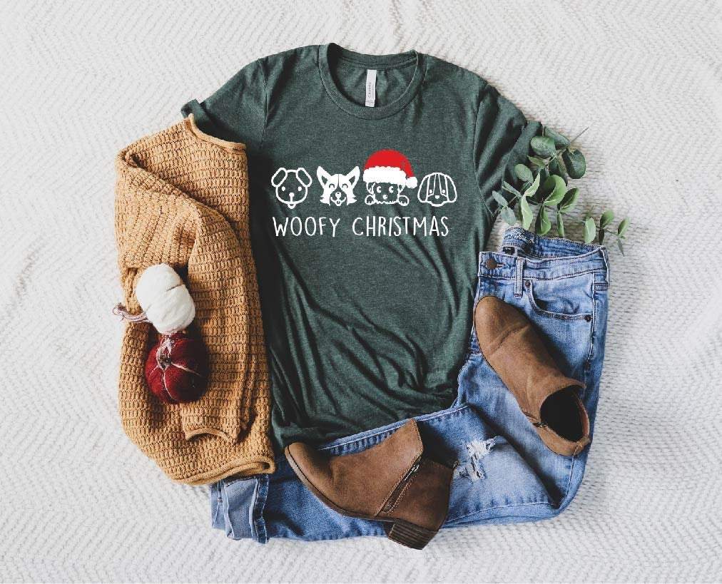 Woofy Christmas Shirt,Woofy Christmas Shirt,Christmas,Christmas Holiday Shirt,Dog Lover Gift, Animal Lover Shirt,Christmas Gift,Holiday Gift