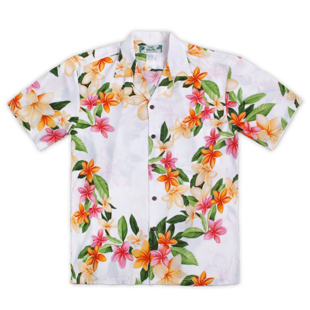 Plumeria Celebration White Nice Design Hawaii Shirt Ha3243