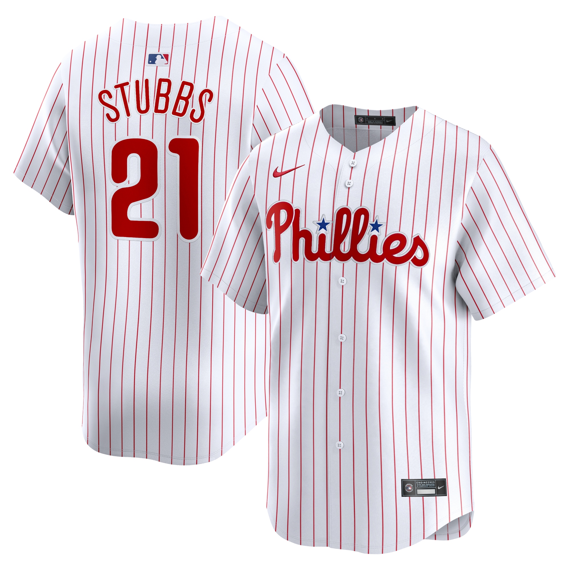 Garrett Stubbs Philadelphia Phillies Home Limited Player Jersey – White