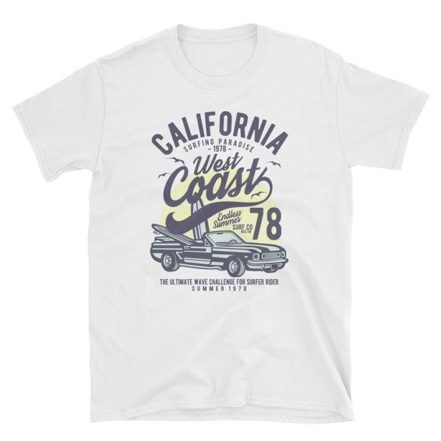 California West Coast Vintage Poster T-Shirt